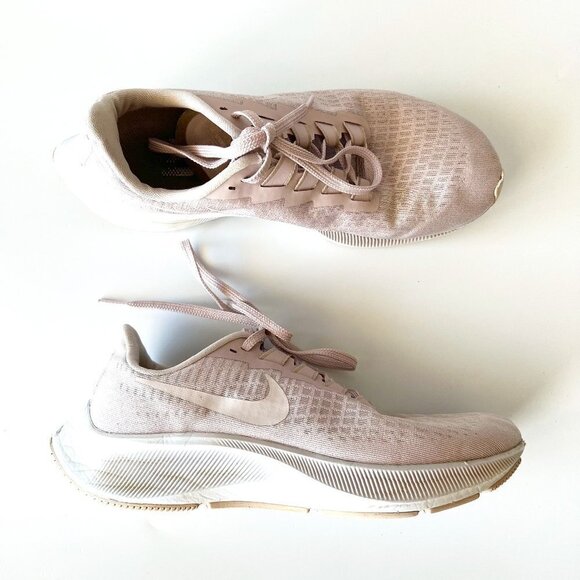 Nike Air Zoom Pegasus 37 Running Shoes Sneakers - Pink, Size 7.5 - Picture 1 of 9